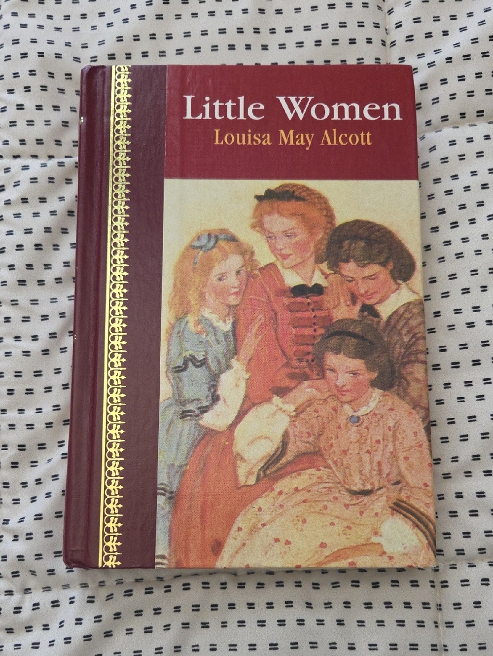 Little Women Hardcover Book - Louisa May Alcott - Burgundy Cover
